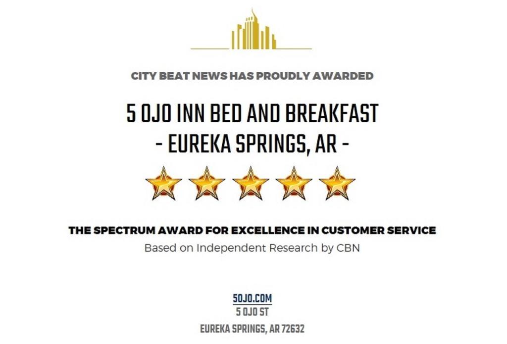 5 Ojo Inn Bed And Breakfast Eureka Springs Εξωτερικό φωτογραφία